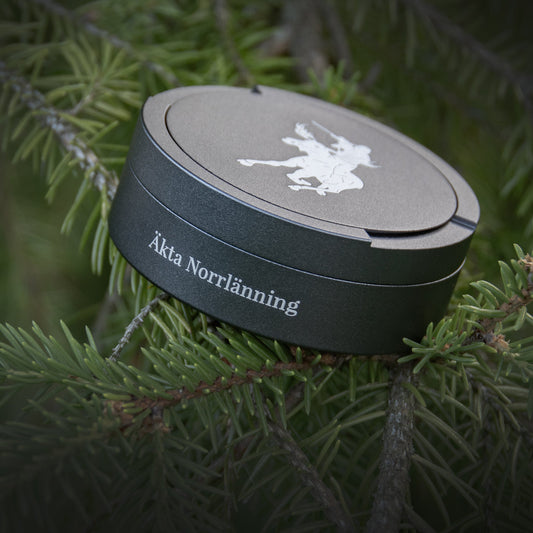 Äkta Norrlänning - Snusdosa Aluminium Metall - Limited Edition